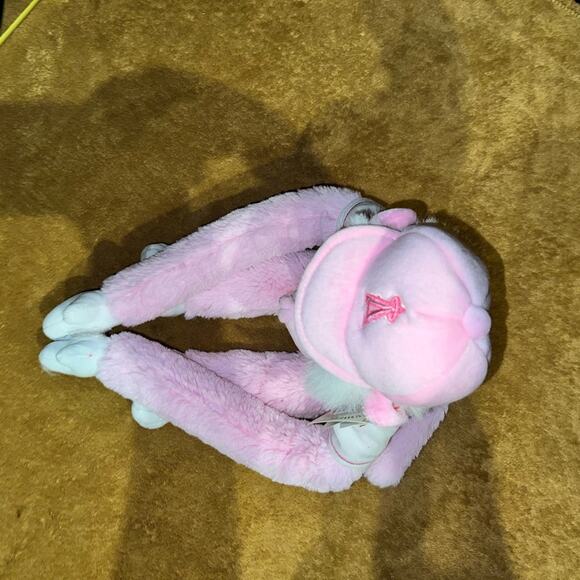 MLB official Angels Rally Monkey Plush Pink NWT Rare Collectible - Picture 4 of 10